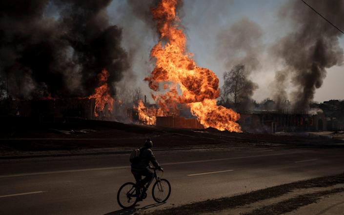 Russia-Ukraine latest news: Putin’s forces ‘seize Chernobyl worker town and capture mayor’