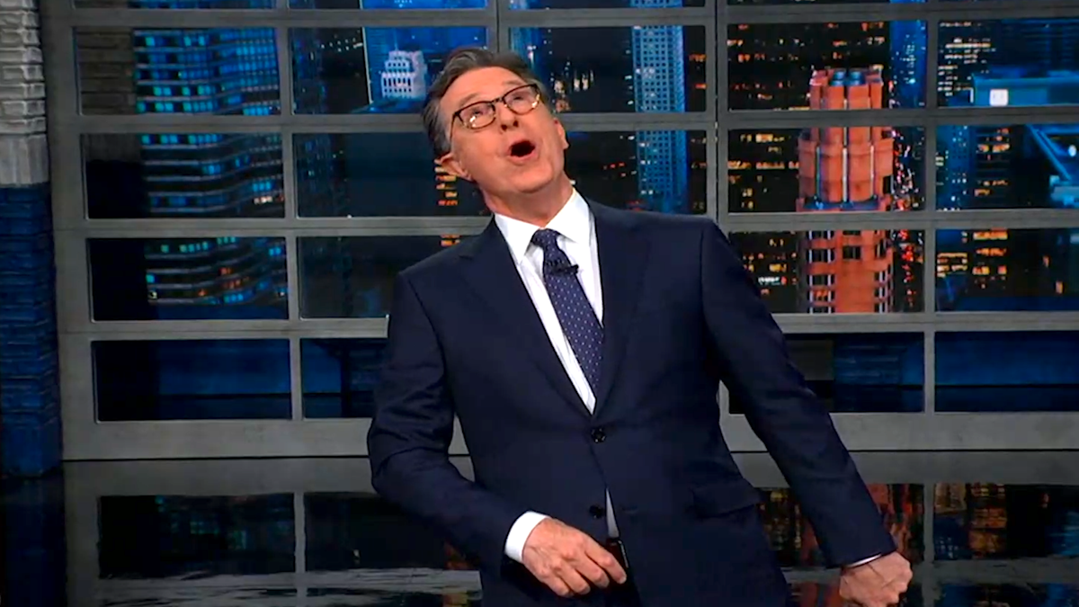 Stephen Colbert handles hilarious gaffe on live ‘Late Show’ following State of the Union