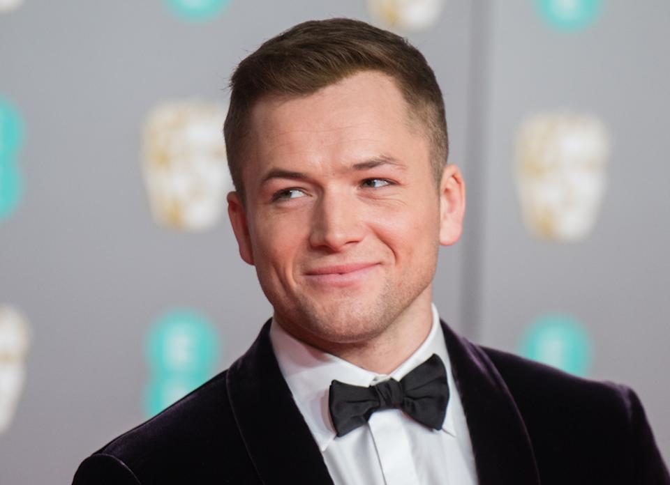 Taron Egerton says he has a ‘bruised ego but I’m fine’ after collapsing mid-performance