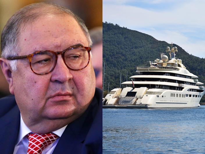 The crew of a Russian oligarch’s 0 million superyacht was fired after sanctions meant wages couldn’t be paid, reports say