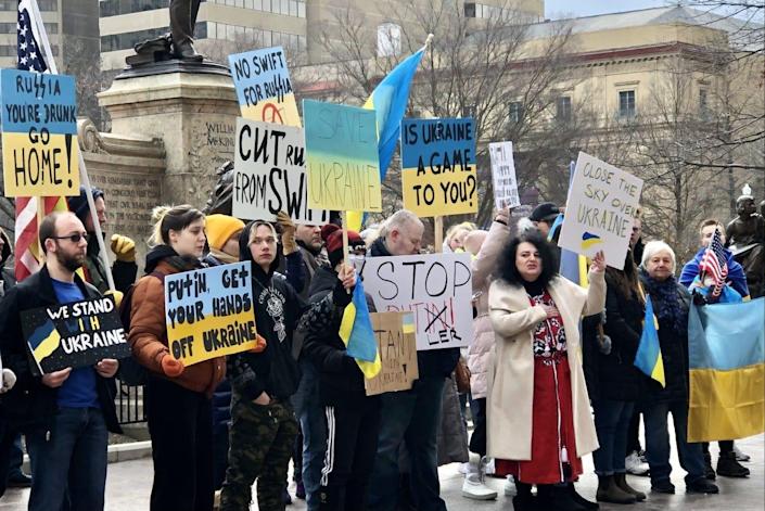 Theodore Decker: Support for Ukraine means support for a free world, protesters say