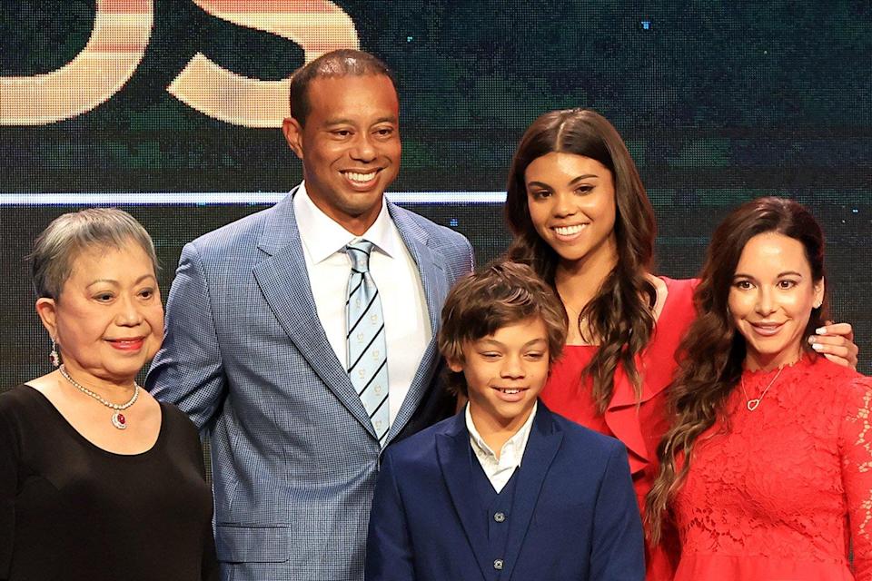 Tiger Woods’ Kids, Girlfriend and Mom Join Him for World Golf Hall of Fame Induction