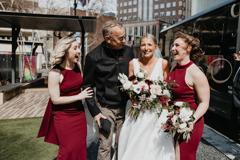 Tom Hanks surprises Pittsburgh bride on the way to her wedding: ‘I’d love to get a photo with you’