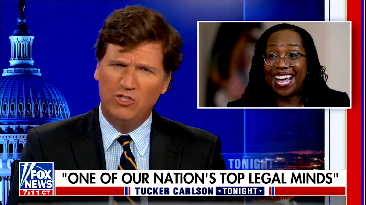 Tucker Carlson gets hammered on Twitter for demanding to see Ketanji Brown Jackson’s LSAT score