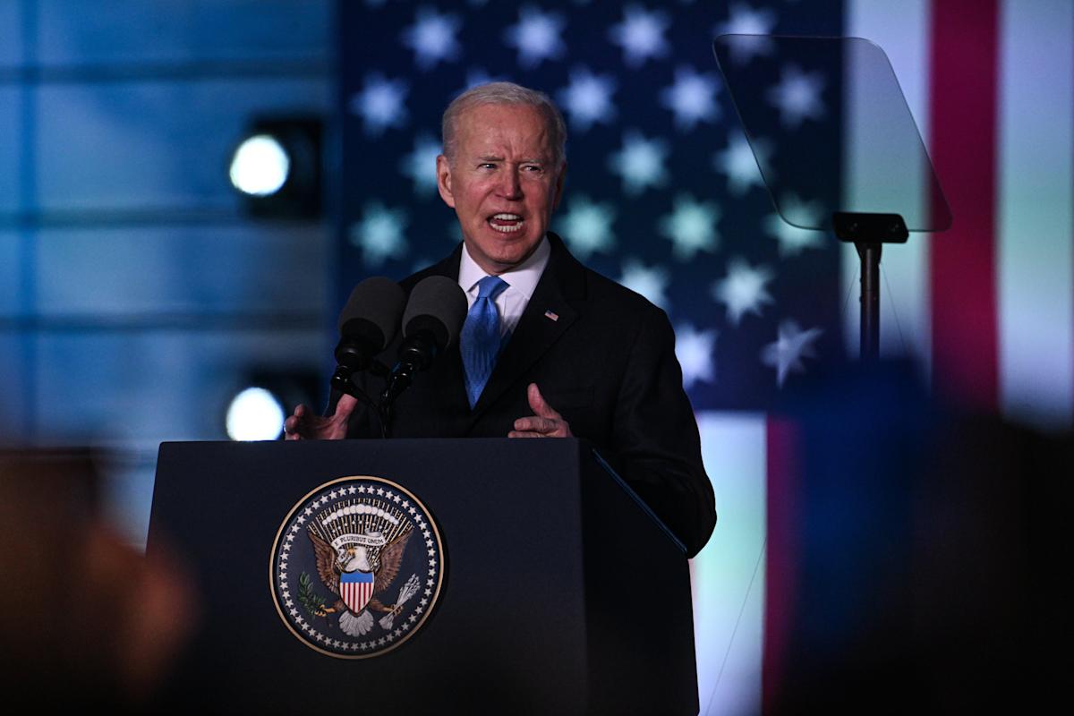 Ukraine-Russia war live updates: Biden denounces Putin as he ends Europe trip