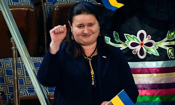 Ukraine’s ambassador to US gets standing ovation at Biden’s State of the Union