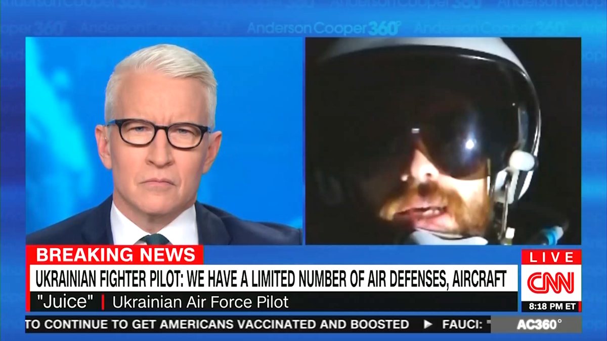 Ukrainian fighter pilot gives interview between flights: ‘Russians have a lot of losses’