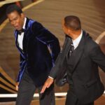 Will Smith hits Chris Rock on stage at the Oscars after Jada Pinkett Smith joke