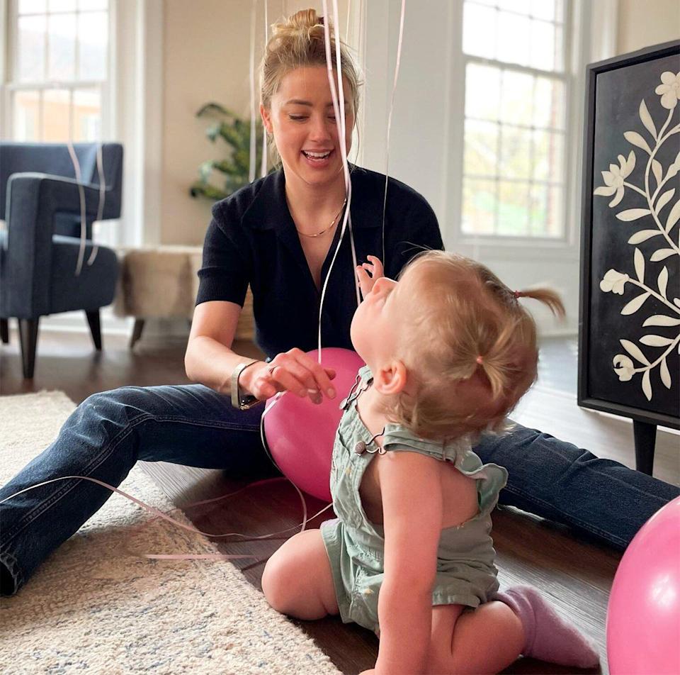 Amber Heard Celebrates Daughter Oonagh’s First Birthday: ‘The Greatest Year’