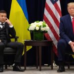 An old clip of Volodymyr Zelenskyy side-eyeing Trump’s suggestion that he ‘get together’ with Putin and solve their ‘problem’ has resurfaced on Twitter