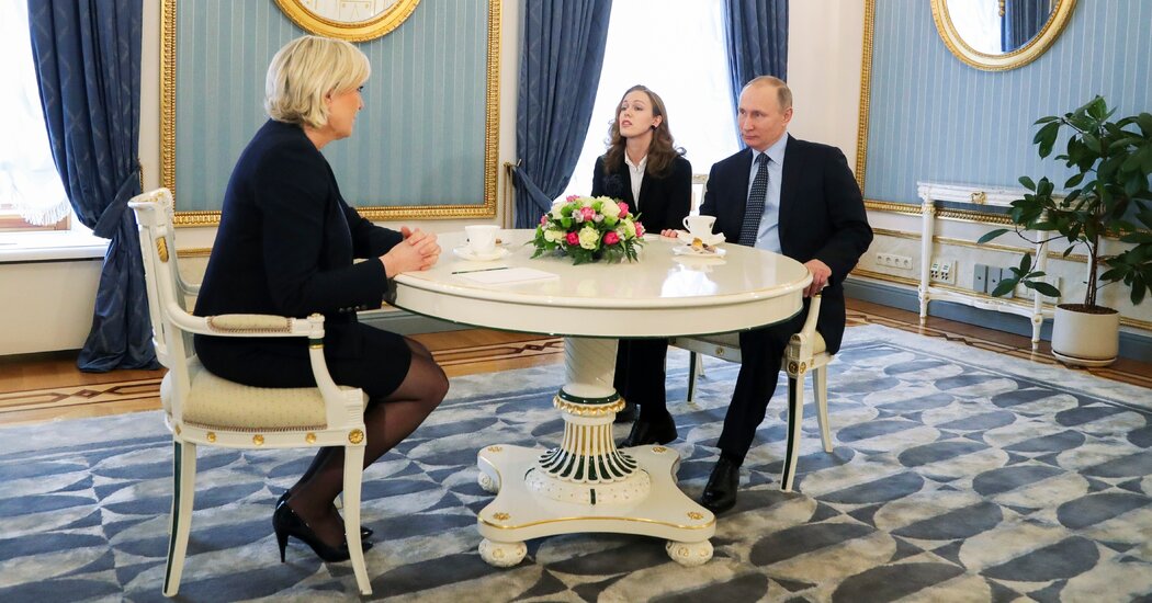 As Marine Le Pen Moves Closer to French Presidency, Putin Ties Persist