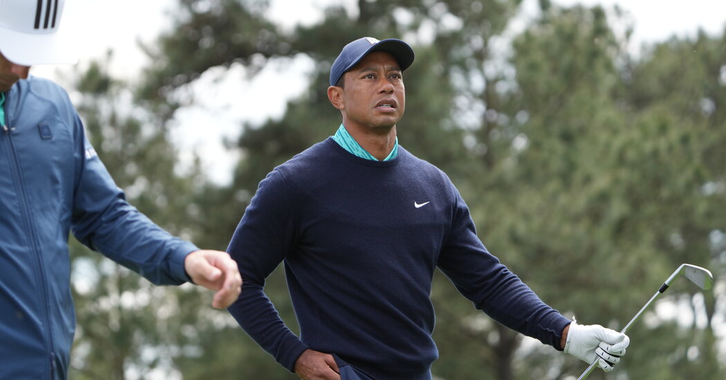 At the Masters, Tiger Woods Will Take Some Ice With That