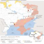 Bodies with hands tied found in Ukraine as Russia shells east