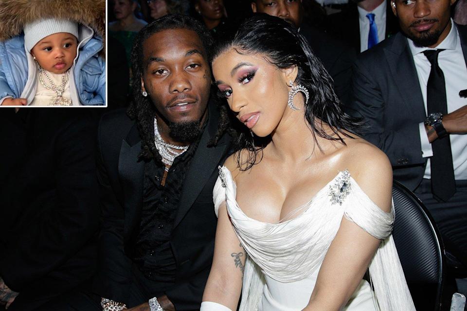 Cardi B and Offset Reveal Name of Their Baby Boy and Share First Photos Showing His Face