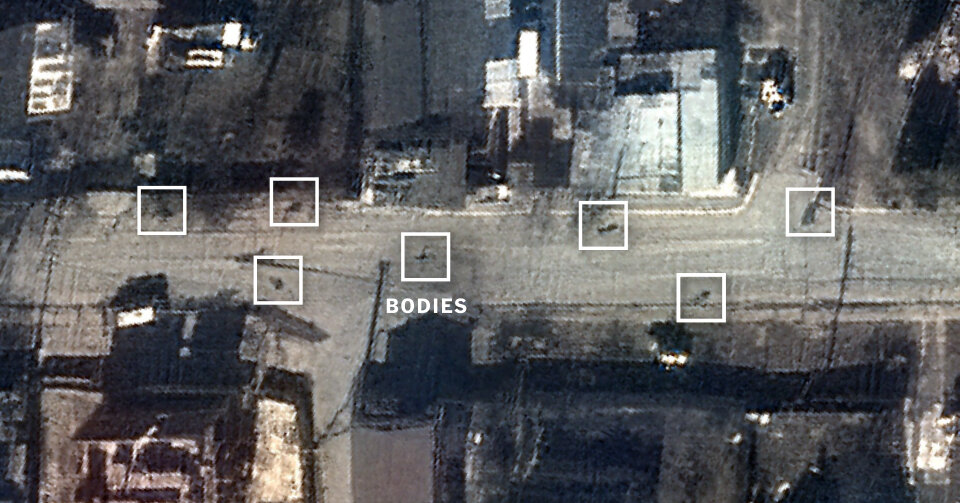 Dead Lay Out in Bucha for Weeks, Refuting Russian Claim, Satellite Images Show