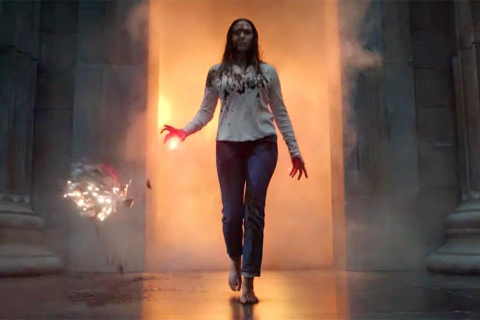 Elizabeth Olsen’s Wanda Goes on Bloody Rampage Through Marvel Multiverse in Doctor Strange 2 Spot