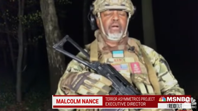 Former MSNBC analyst joins Ukrainian resistance fighting Russian forces