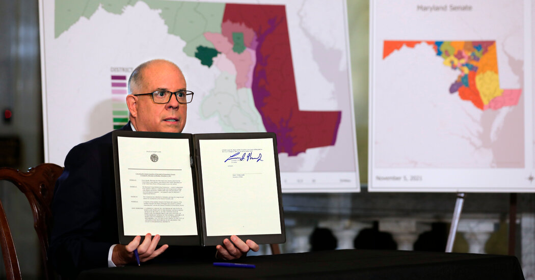 Gov. Larry Hogan Approves New Maryland Congressional Map