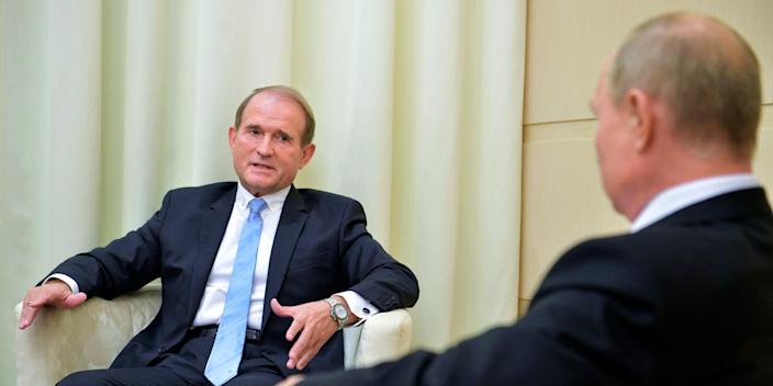 Here’s who Viktor Medvedchuk is: A pro-Kremlin, Ukrainian politician who was arrested this week