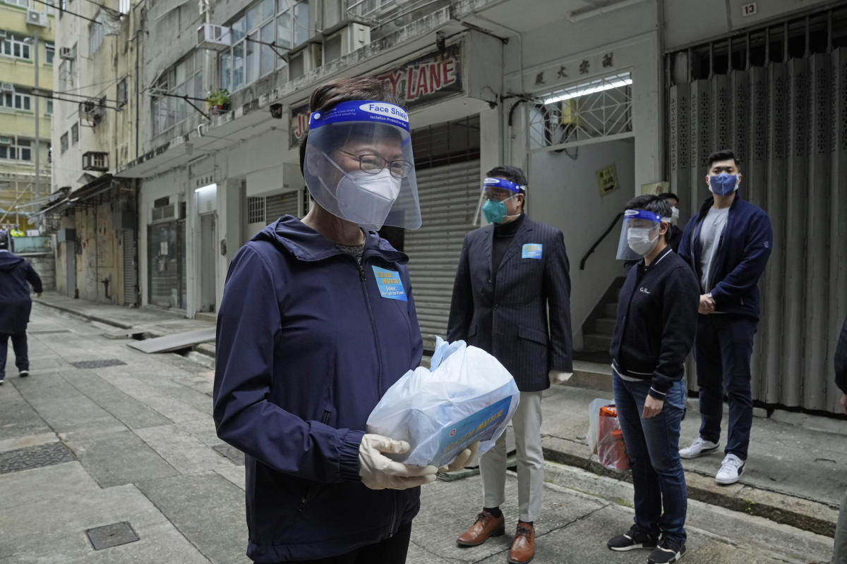 Hong Kong urges testing, Shanghai struggles under lockdown