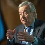 In comments from Kyiv, UN chief says war is ‘evil’