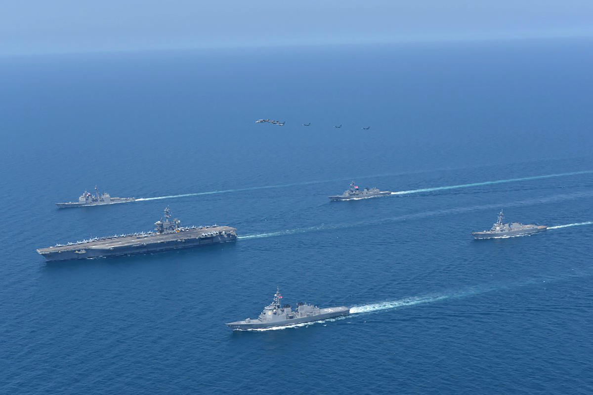 Japan, US hold navy drills off Koreas amid nuke test worry