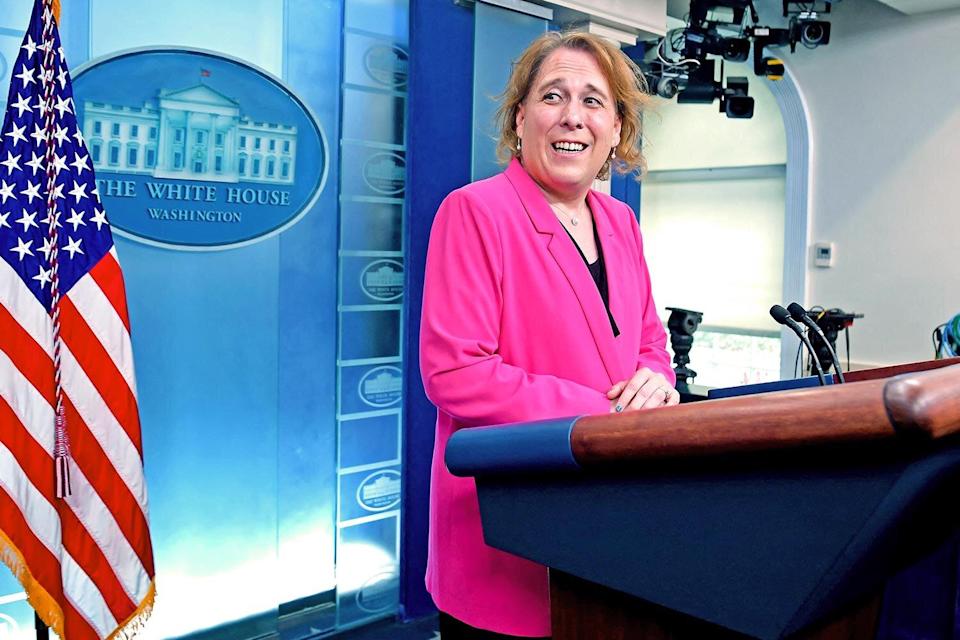 ‘Jeopardy!’ Champion Amy Schneider Marks Transgender Day of Visibility with Visit to the White House