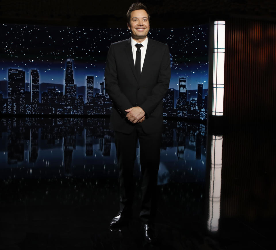 Jimmy Kimmel and Jimmy Fallon swap late night talk shows for April Fools’ Day joke