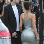 Kim Kardashian and Pete Davidson Hold Hands at The Kardashians Premiere in L.A.