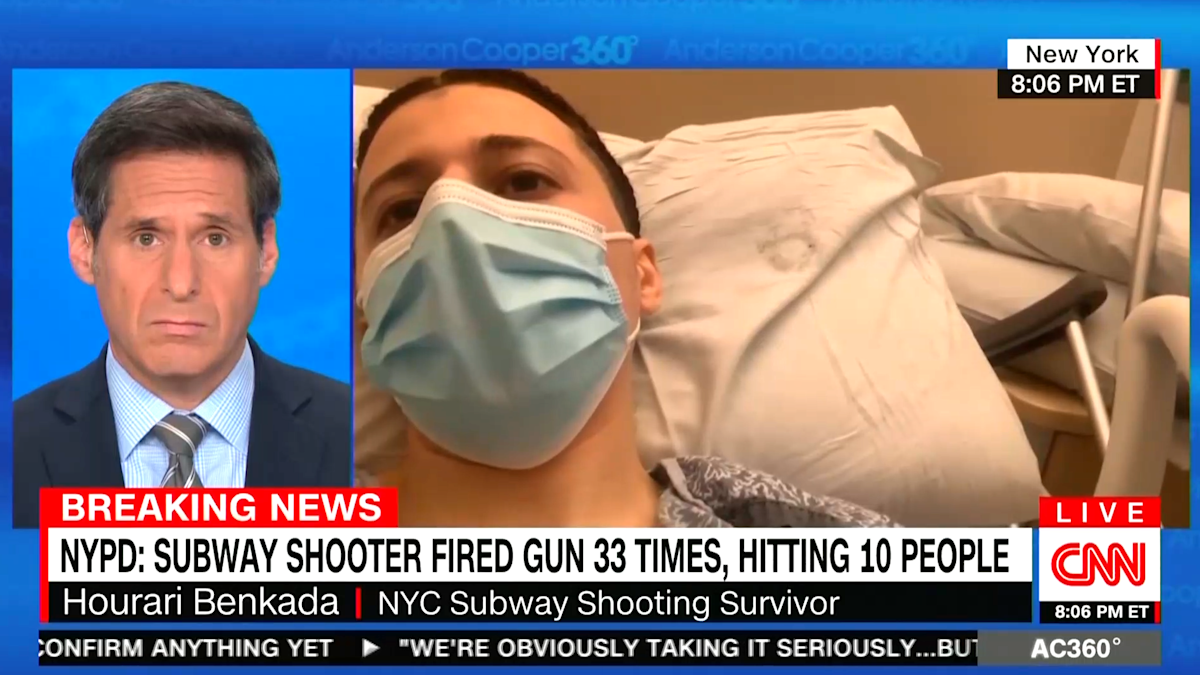 Man shot in NYC subway shooting says he ‘hugged’ a pregnant woman to protect her