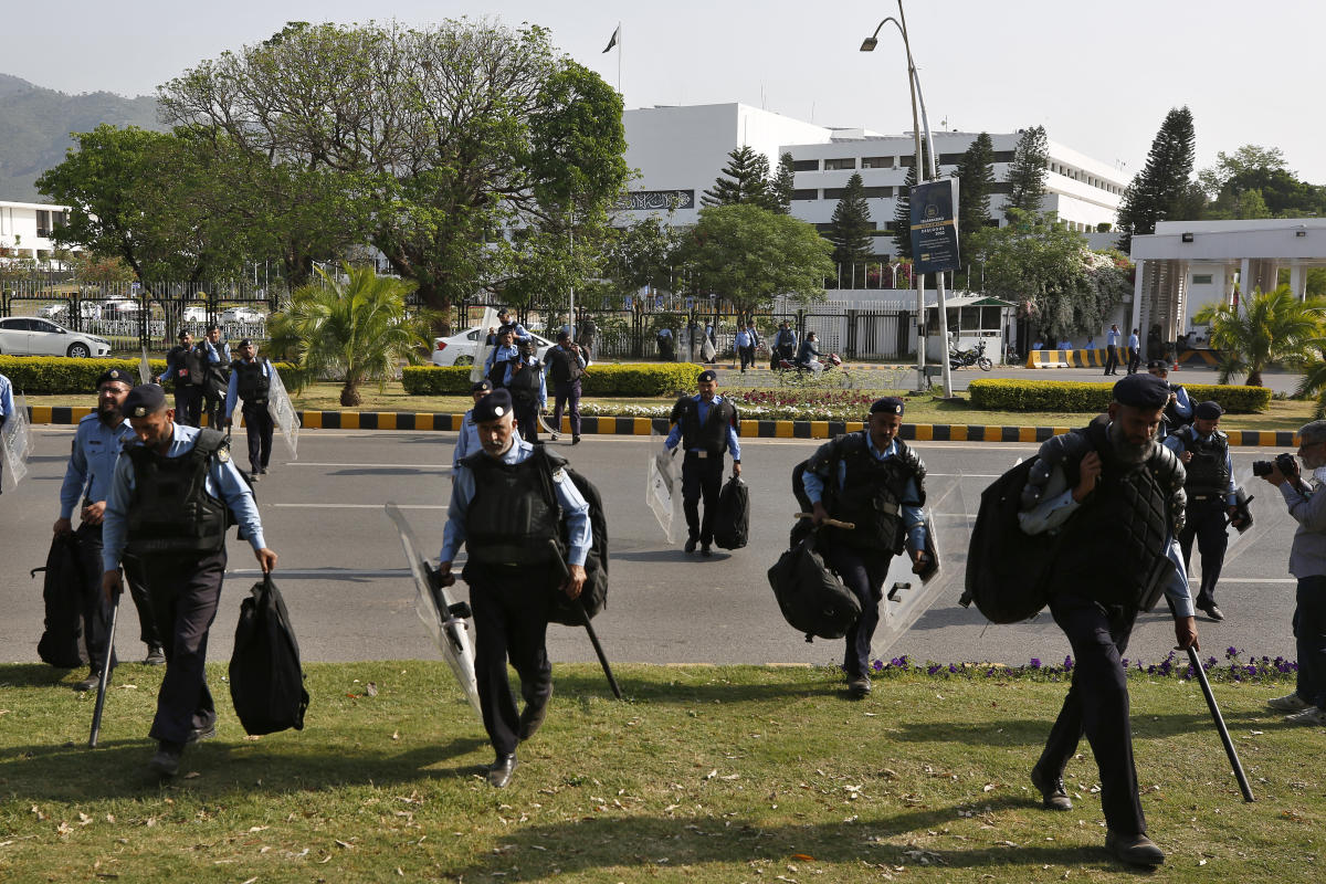 Pakistan’s embattled PM faces tough no-confidence vote