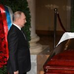 Putin takes ‘nuclear football’ to funeral of Russian politician