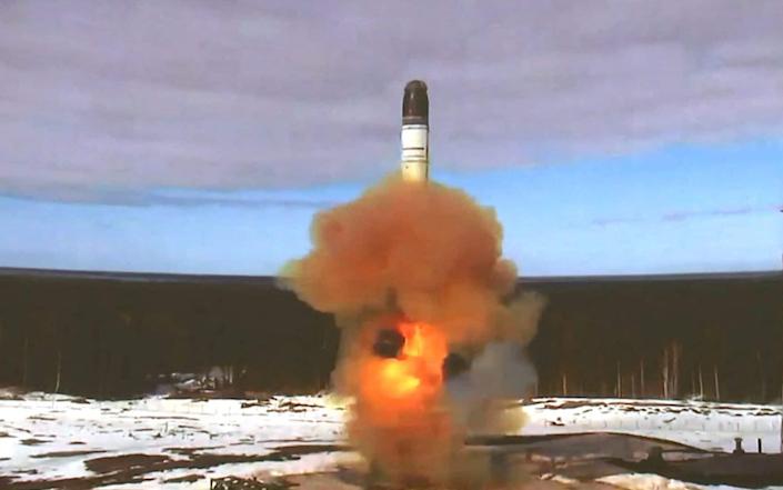 Putin warns new Sarmat intercontinental ballistic missile will make enemies ‘think twice’