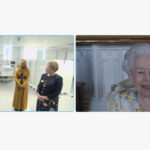 Queen chats with COVID-19 patients, nurses at UK hospital