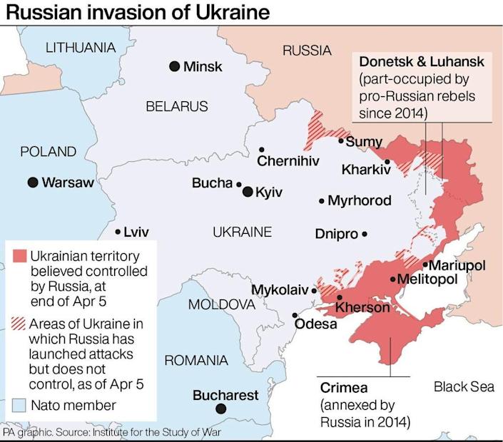 Russia admits it has suffered ‘significant losses’ after invading Ukraine