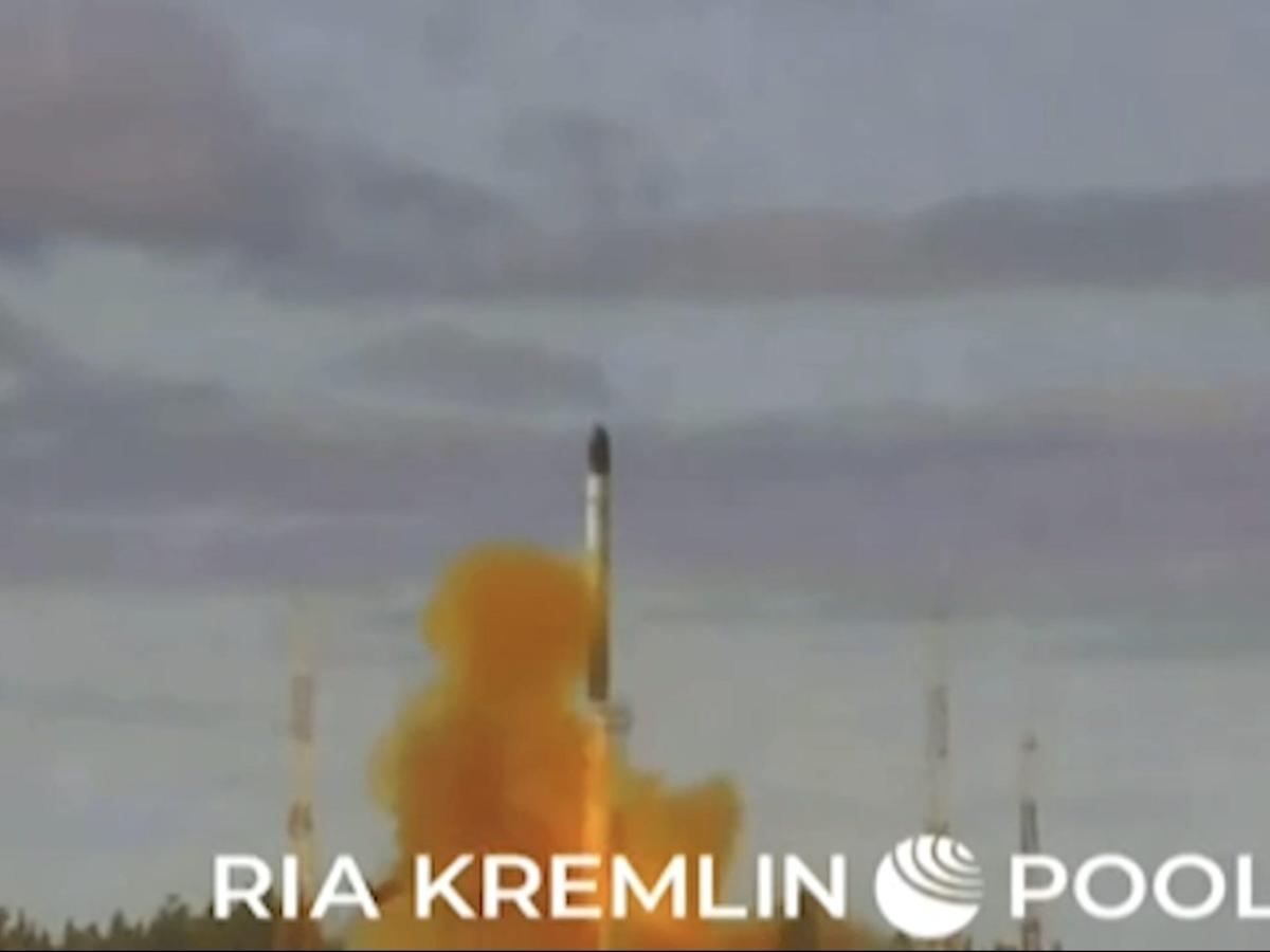 Russia test-fired its new ‘Son of Satan’ ICBM to threaten the West during its Ukraine war