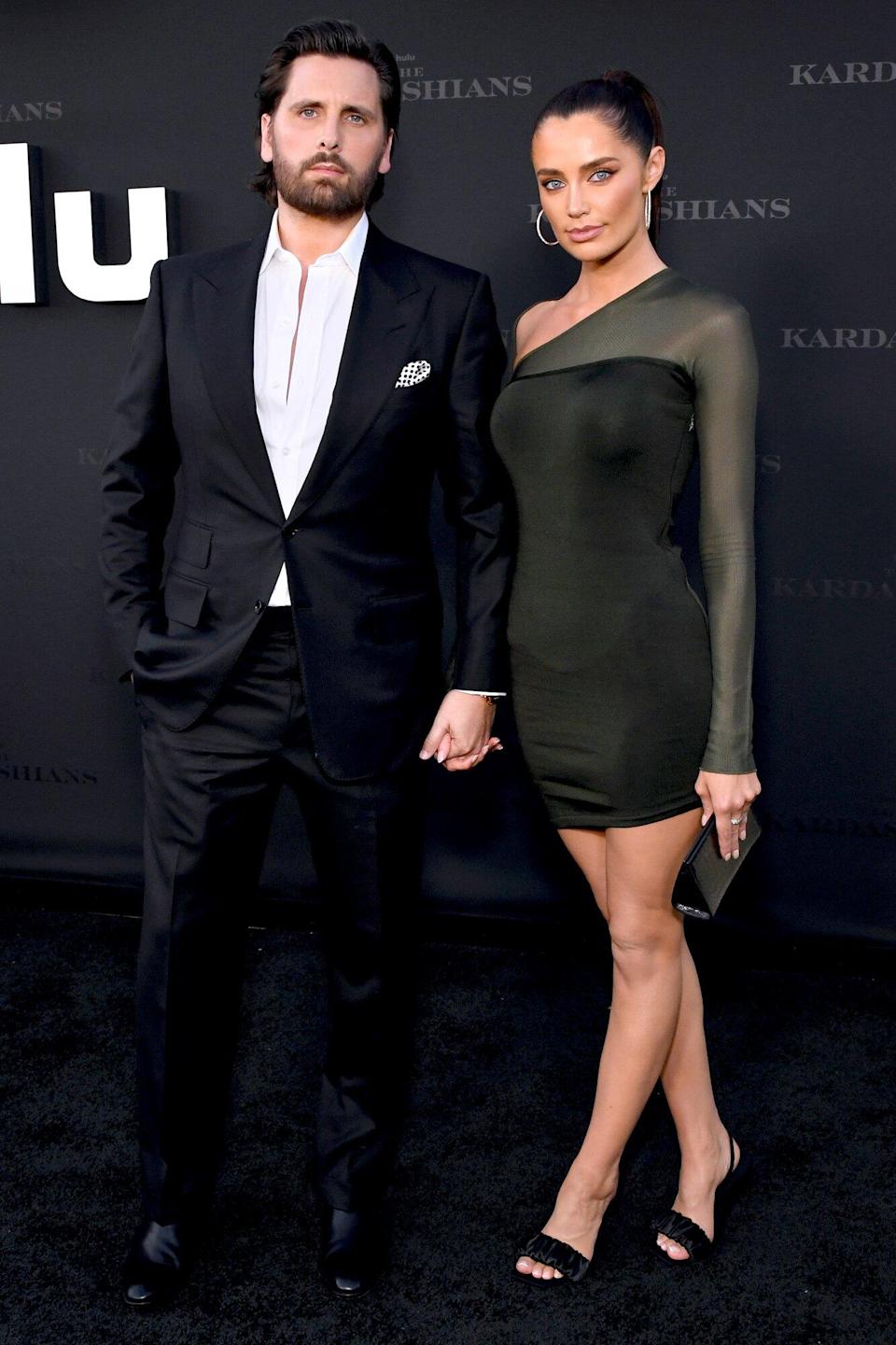 Scott Disick Makes Red Carpet Debut with Model Rebecca Donaldson at ‘The Kardashians’ Premiere