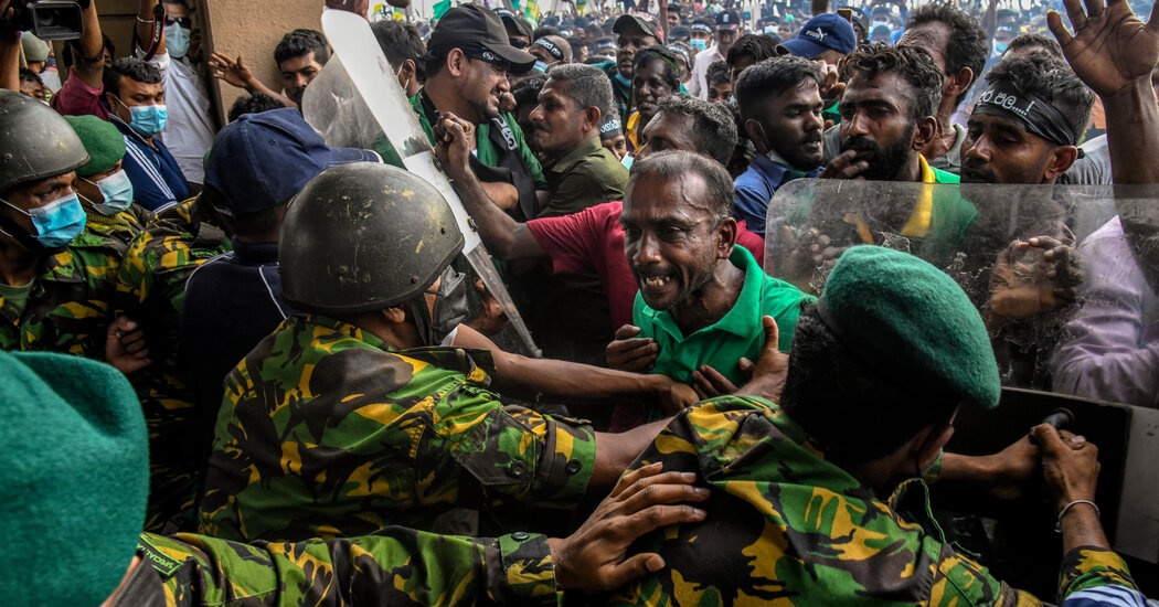 Sri Lanka’s President Gotabaya Rajapaksa Faces Huge Protest