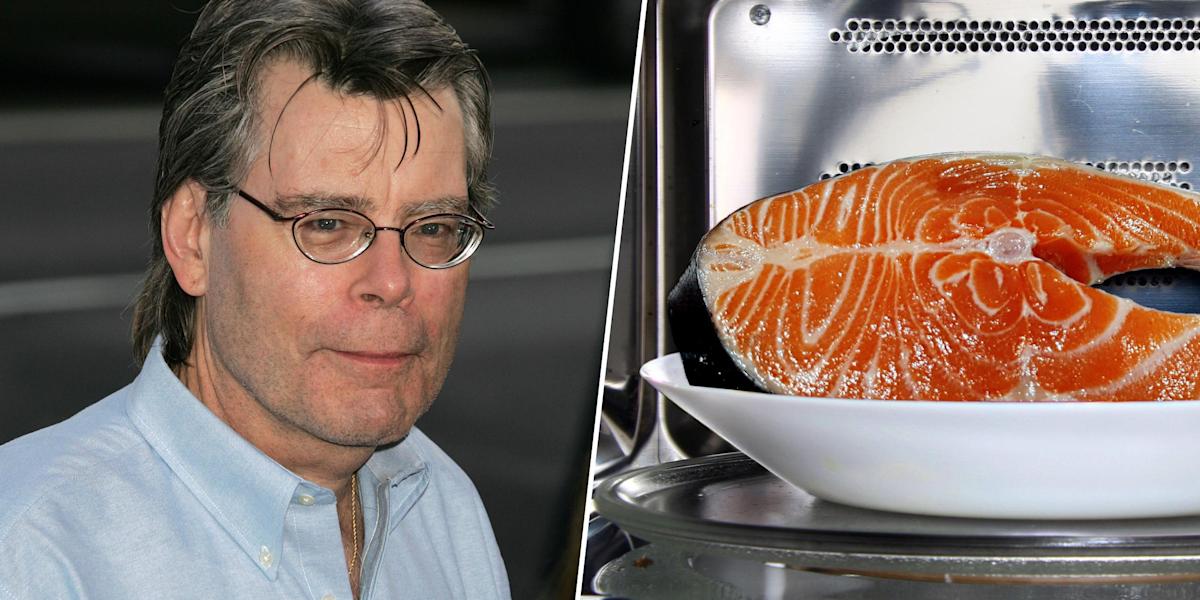 Stephen King’s microwaved salmon recipe might be scarier than any of his novels