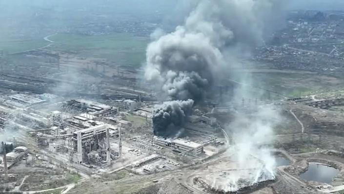 Ukraine disputes Russia’s claim will not storm Mariupol steel plant full of civilians