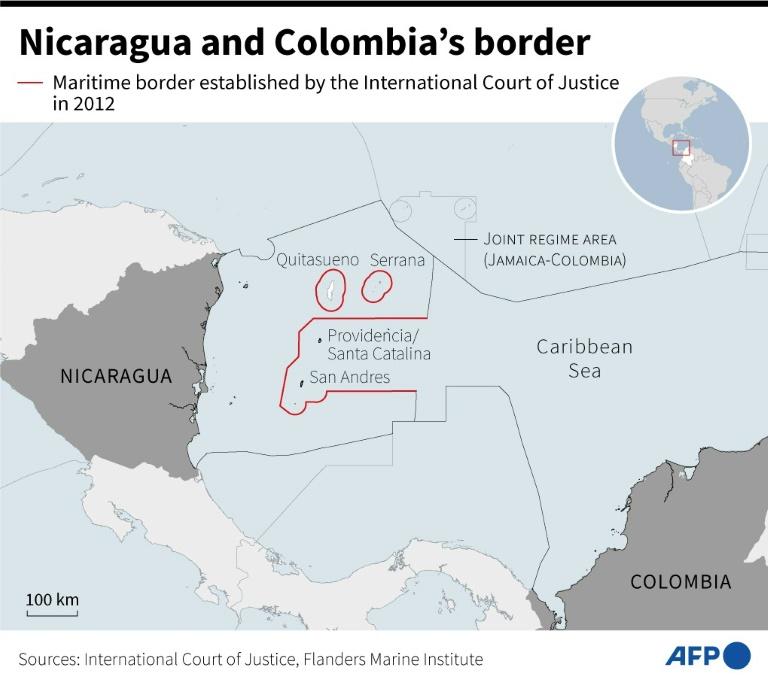 UN top court raps Colombia over sea row with Nicaragua