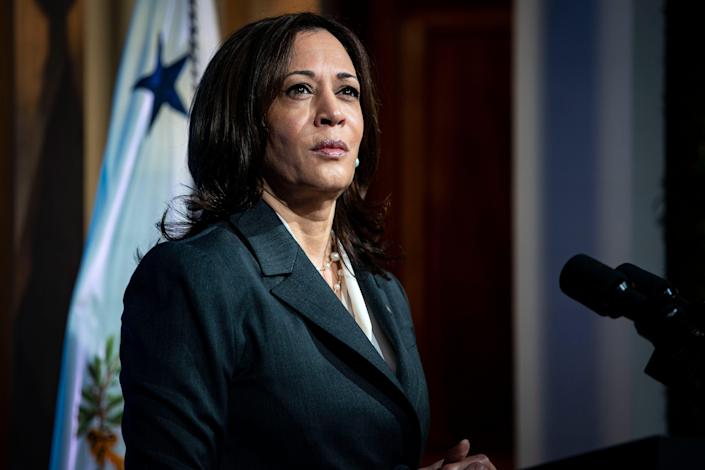 Vice President Kamala Harris says the administration is ‘not into regime change’ after fallout from Biden saying Putin ‘cannot remain in office’