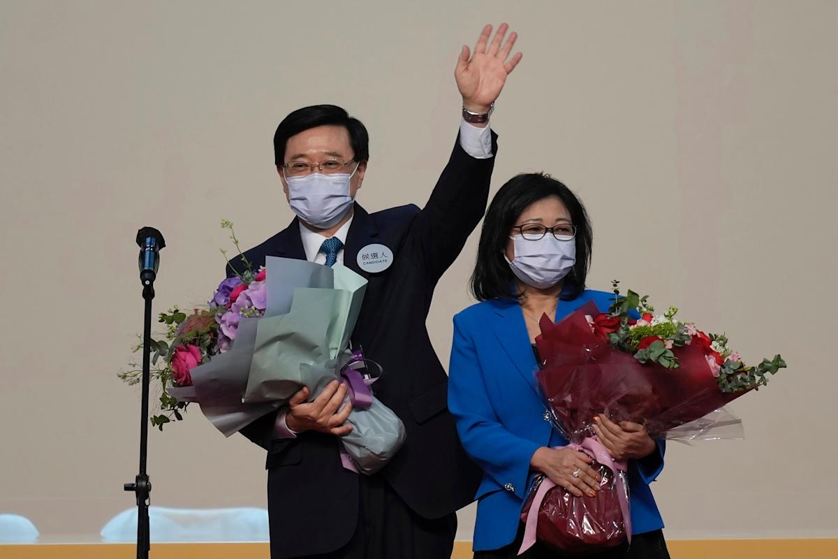 Beijing loyalist John Lee elected as Hong Kong’s next leader