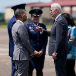 Biden visits Lockheed plant as weapons stockpile strained