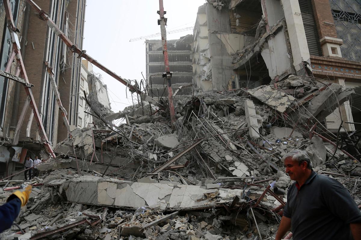 Building collapse kills 5 people, injures many in south Iran