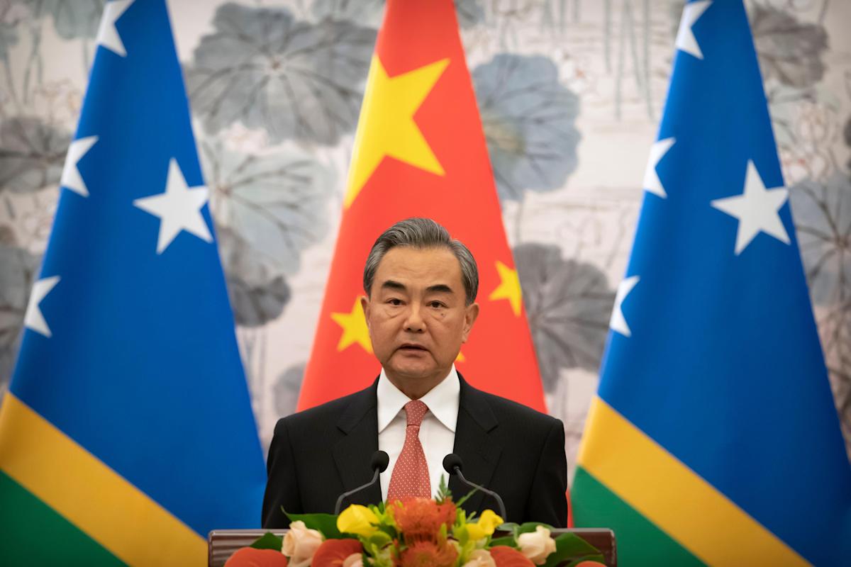 China’s foreign minister starts Pacific tour in the Solomons