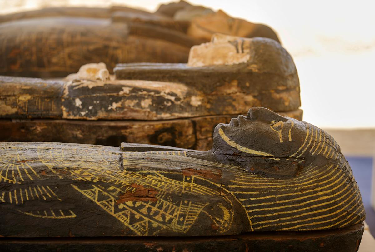 Egypt displays trove of newly discovered ancient artifacts