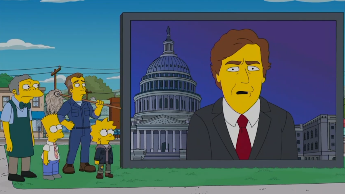 Hugh Jackman helps ‘The Simpsons’ blame Fox News, Facebook and more for ‘vanishing middle class’