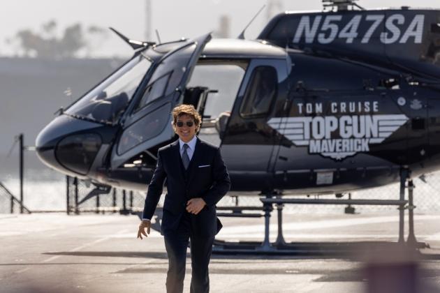 Inside ‘Top Gun: Maverick’s’ San Diego Premiere Spectacle, Including Tom Cruise’s Helicopter Arrival