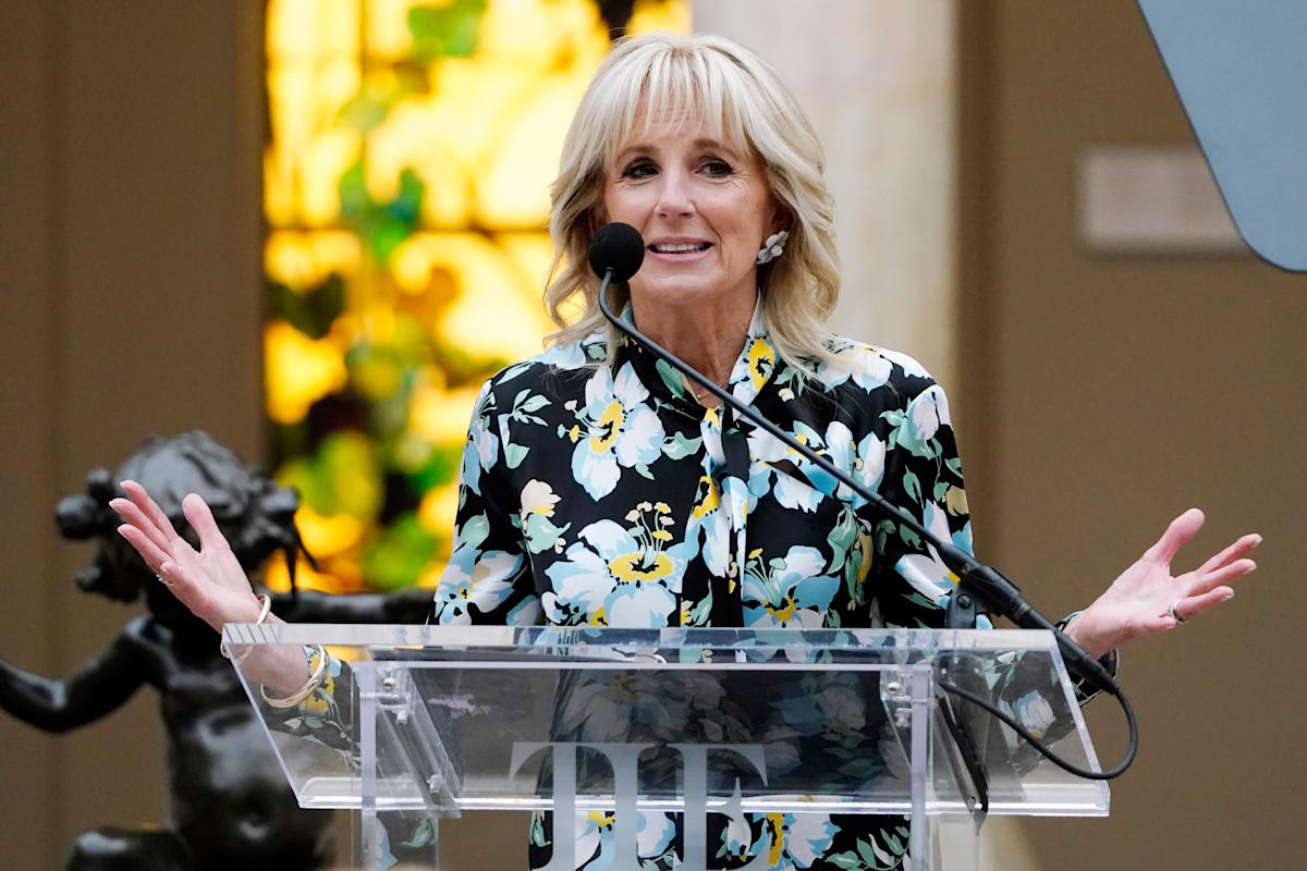 Jill Biden: Resilience of Ukrainian refugees ‘inspires me’